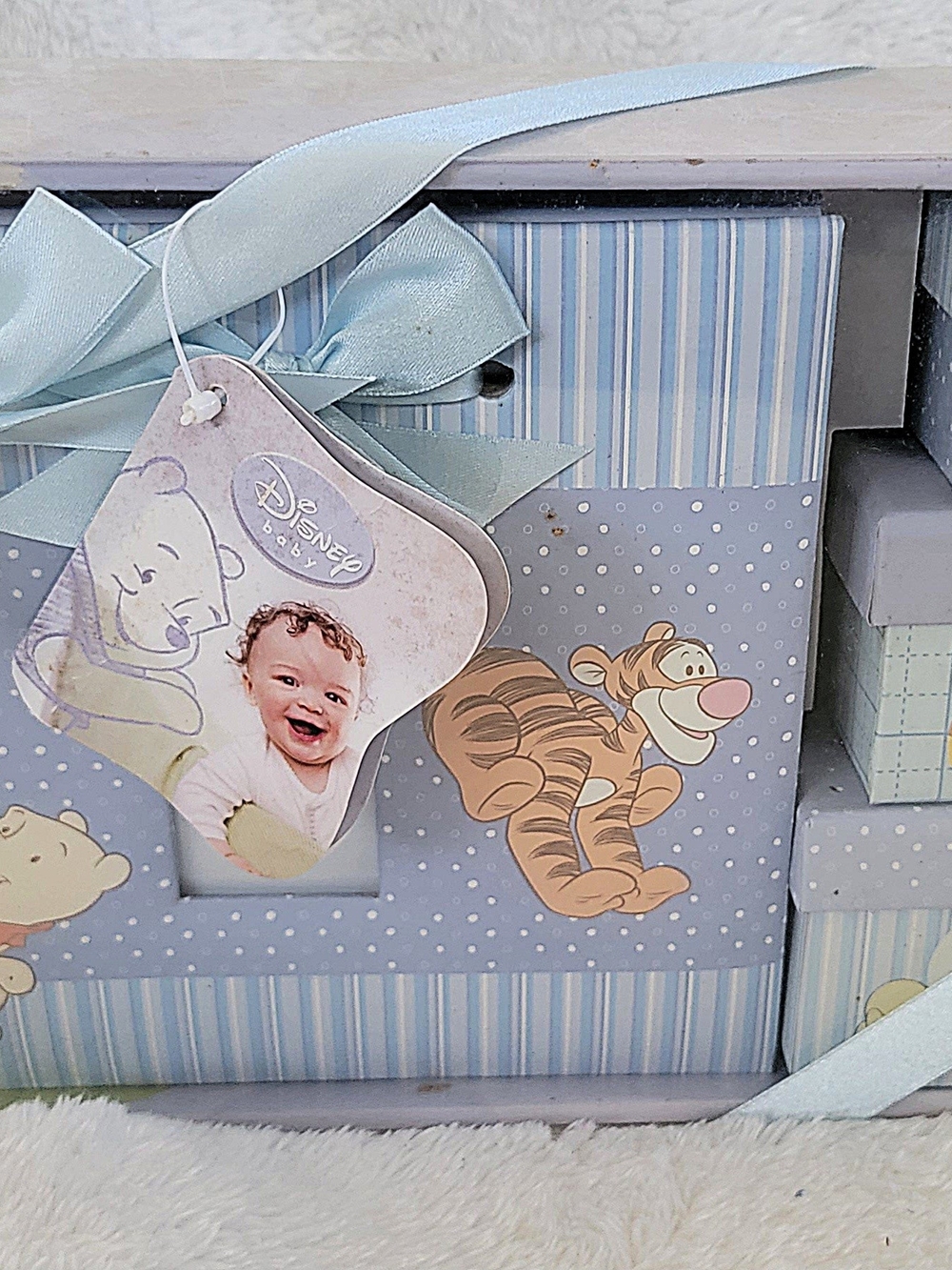 Disney Baby Winnie the Pooh photo album and keepsake box set